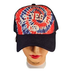 LAS‎ VEGAS Nevada NV Tie Dye Psychedelic EST 1905 Trucker Snapback Hat Cap